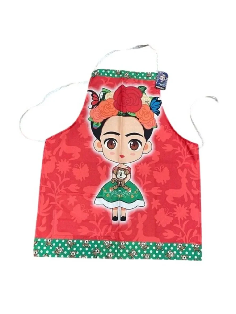 Mexican Artisan Apron multicolored classic halter and back straps MULTIPURPUSE